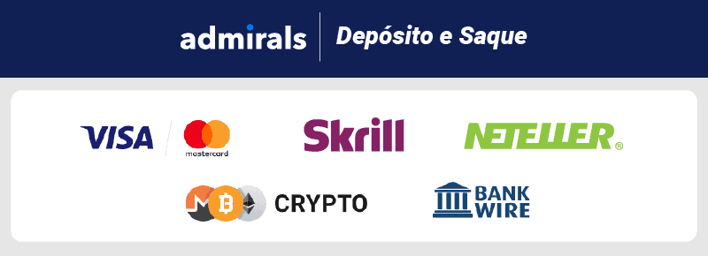 admirals deposito e saque