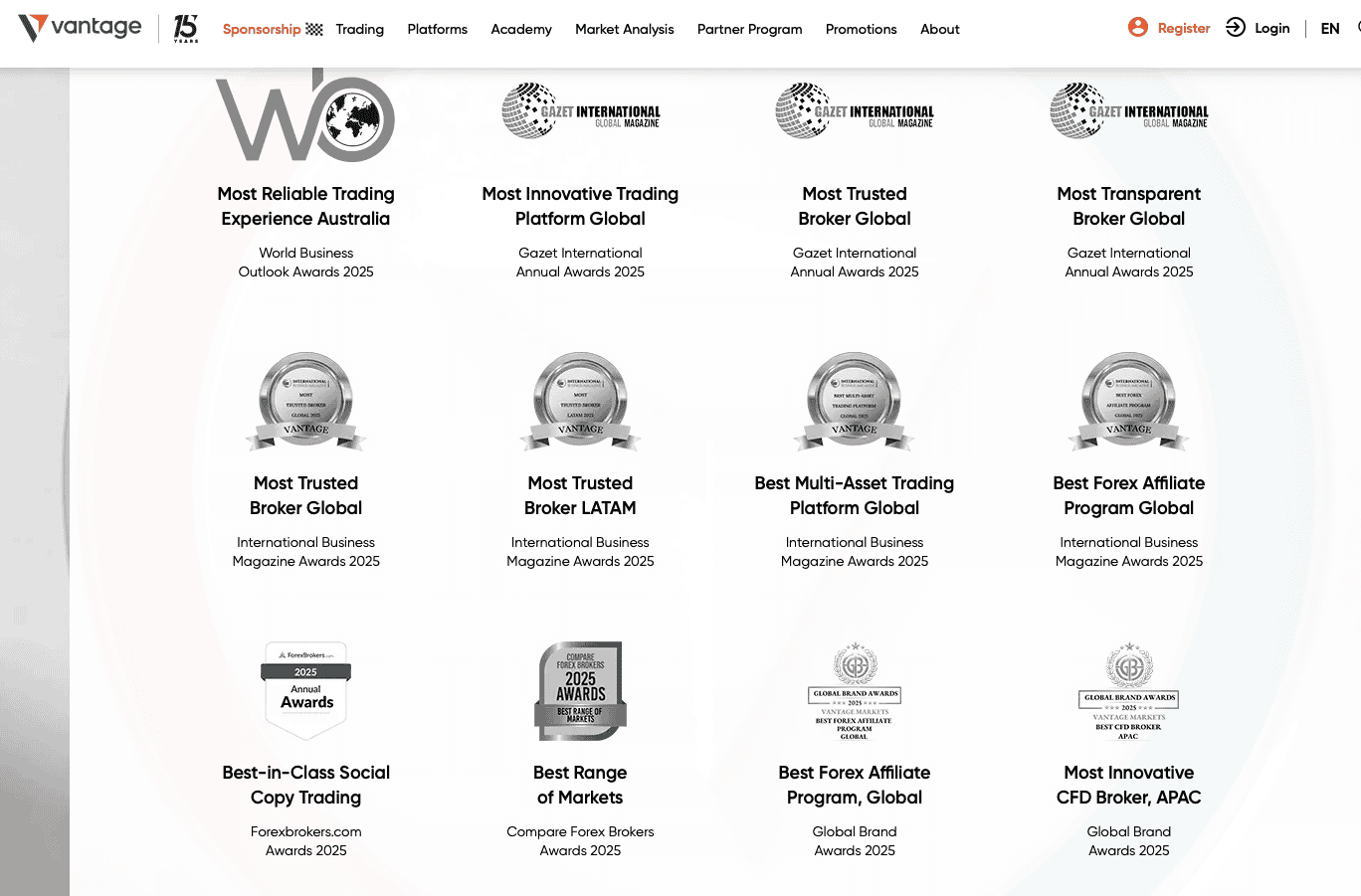 vantage estabilidade