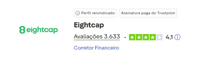Eightcap TrustPilot