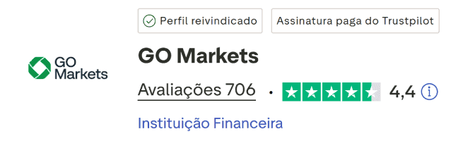 GO Markets TrustPilot