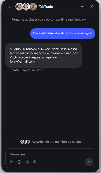 Suporte Prioritário TabTrade+