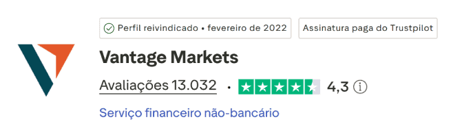 Vantage Trustpilot